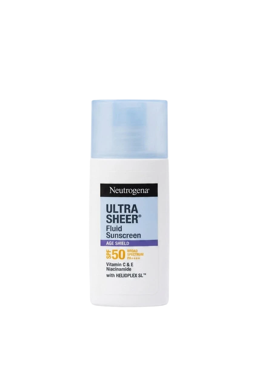 Kem chống nắng Neutrogena Ultra Sheer Fluid Sunscreen Age Shield SPF 50